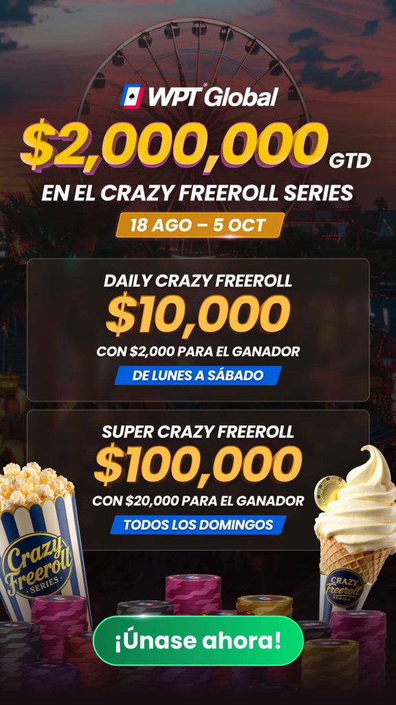 codigo de bonificación wpt global